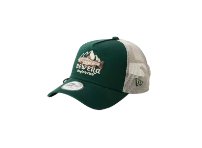 NEW ERA New Era Outdoor 9Forty A-Frame Tracker Angler's Club Trout "Stone/Dark Green"