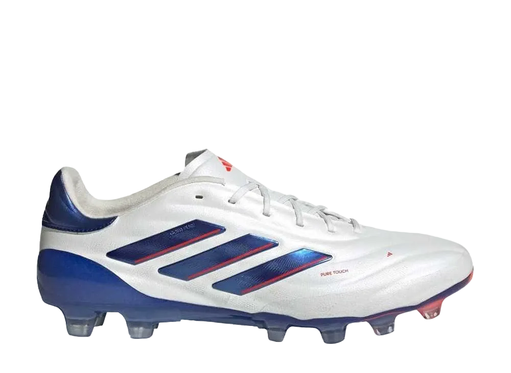 adidas Copa Pure 2 Elite HG/AG "Footwear White/Lucid Blue/Solar Red"