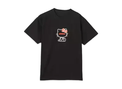 atmos pink x HELLO KITTY Foam Print T-shirt "Black"
