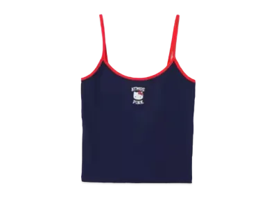 atmos pink x HELLO KITTY Ringer Camisole "Navy"