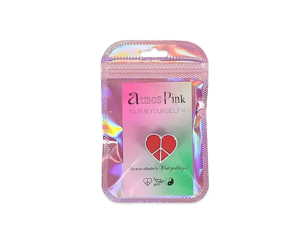 atmos Pink x Pakuti Hitomi Pins "Red"