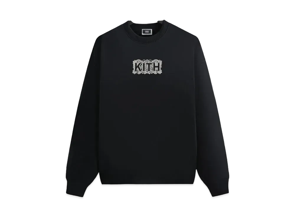 Kith Floral Lace Nelson Crewneck "Black"