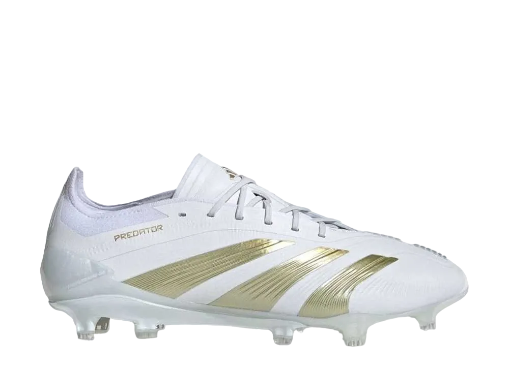 adidas Predator Elite FG "Footwear White/Gold Metallic"