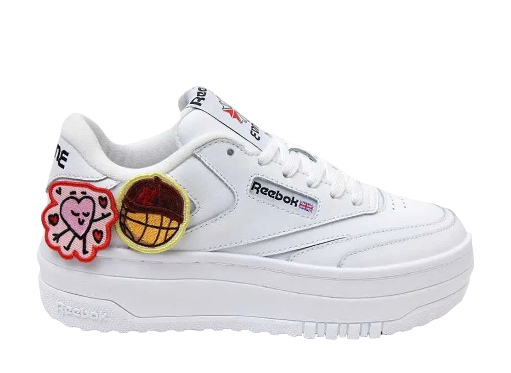 イブン × リーボック クラブC エクストラ "ホワイト" (ワッペン7枚付き)