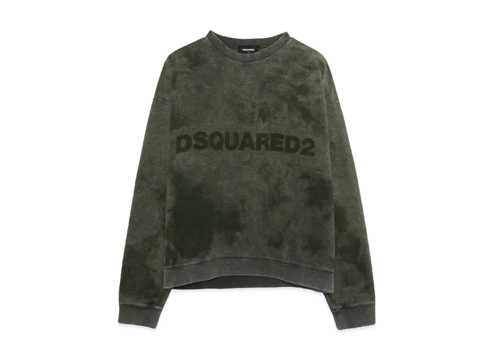 DSQUARED2 Relax Fit Crewneck "MILITARY GREEN"