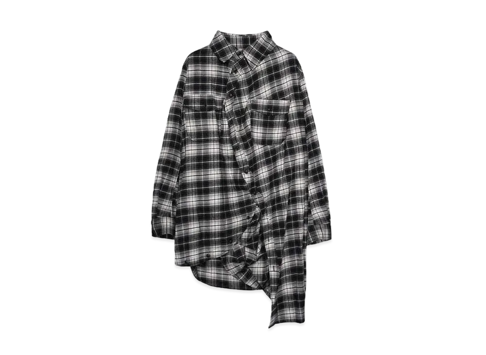 アンリアレイジ チェックシャツ grandma】ANREALAGE ボールチェック