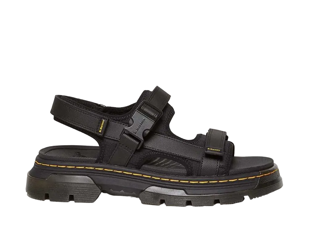 Dr.Martens Forster Multi Strap Sandal "Black"
