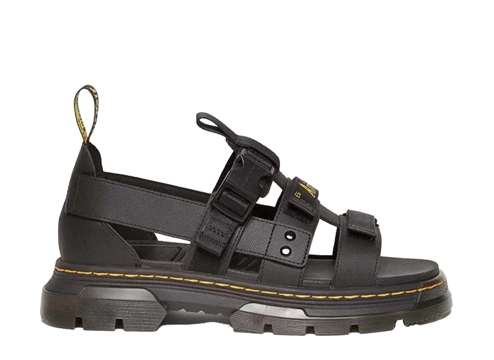 ドクターマーチン ペアソン マルチストラップサンダル "ブラック"