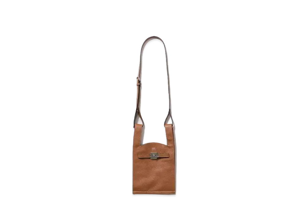 beautiful people Market Shoulder Bag In Shrink Leather "Camel"