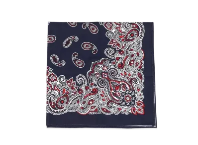 atmos Pink Paisley Bandana "Navy"