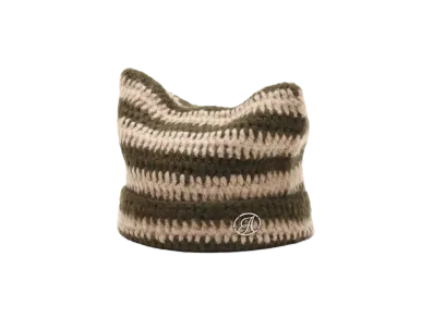 atmos Pink Cat Beani "Khaki"