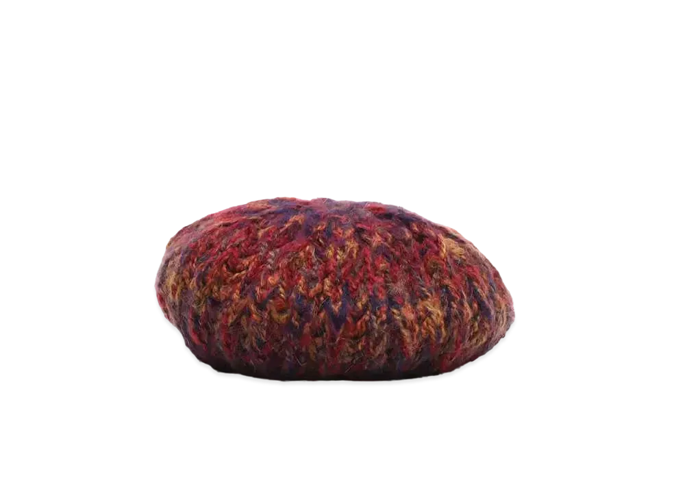 atmos Pink Colorful Mix Beret "Red"
