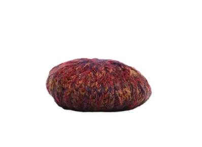 atmos Pink Colorful Mix Beret "Red"