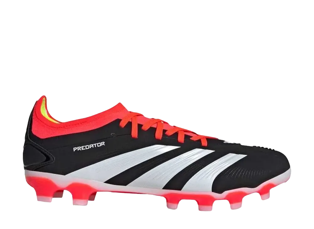 アディダス プレデター24 プロ HG/AG "コアブラック/フットウェアホワイト/ソーラーレッド"