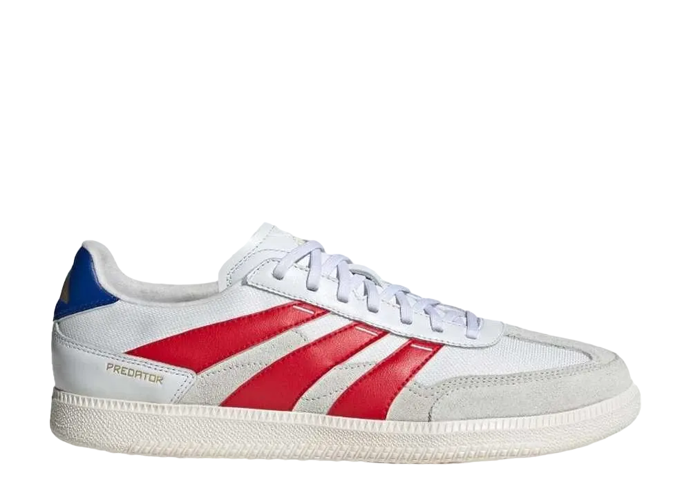 adidas Predator 24 League Low Freestyle "Footwear White/Better Scarlet/Team Royal Blue"