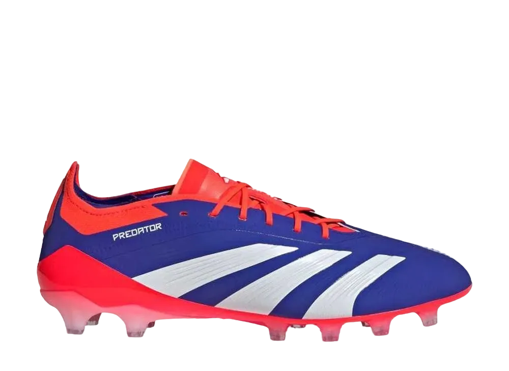 アディダス プレデター エリート AG "ルシッドブルー/フットウェアホワイト/ソーラーレッド"