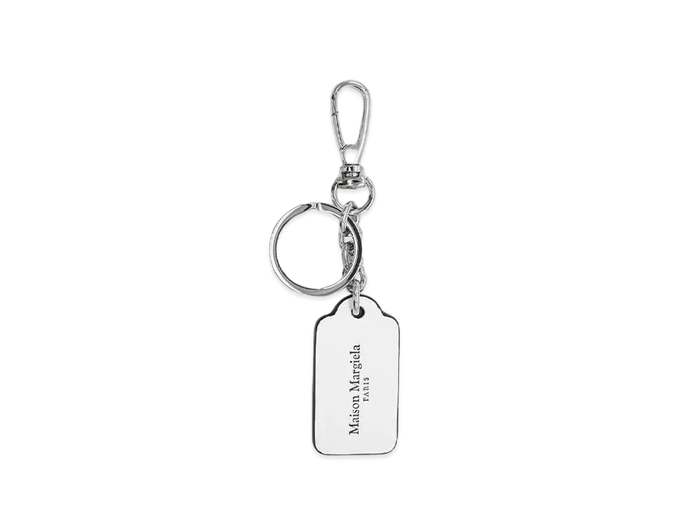 Maison Margiela TAG KEY RING SMALL "BLACK/WHITE"