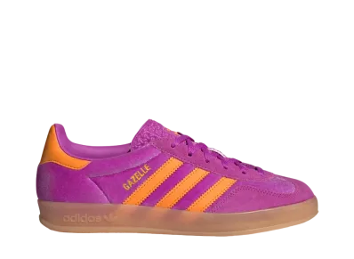 adidas Women's Gazelle Indoor "Purple Burst/Orange/Gum"