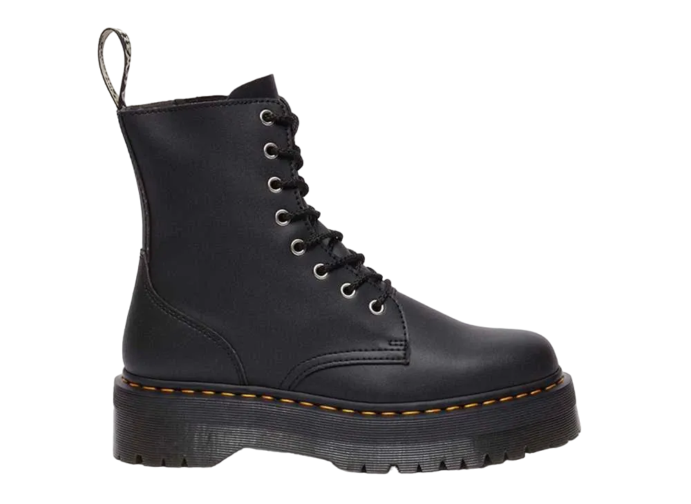 ドクターマーチン ジェニックス ナッパ ジェイドン 8ホール ブーツ "ブラック"