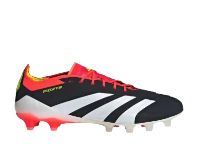 adidas Predator Elite Low AG "Core Black/Footwear ホワイト/Solar Red"