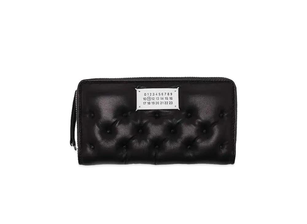 Maison Margiela WALLET ZIP AROUND CONTINENTAL "BLACK"