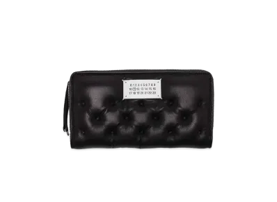 Maison Margiela WALLET ZIP AROUND CONTINENTAL "BLACK"