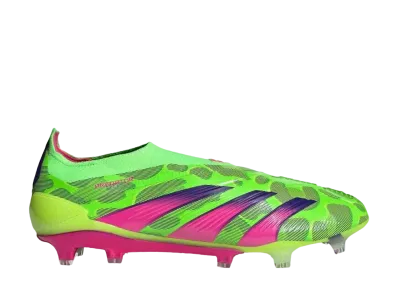 adidas Predator Elite Laceless FG "Team Solar Green/Team Shock Pink/Lucid Lemon"