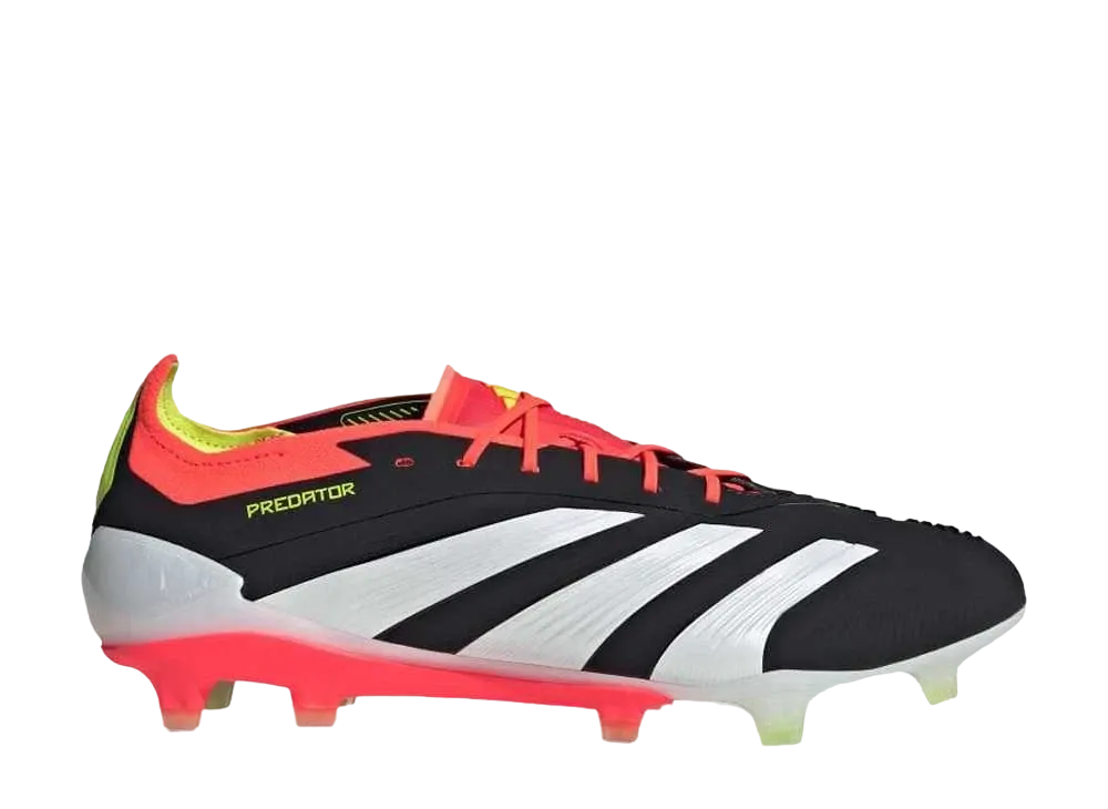 アディダス プレデター エリート ロー FG "コアブラック/フットウェアホワイト/ソーラーレッド"