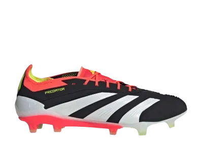 adidas Predator Elite Low FG "Core Black/Footwear White/Solar Red"