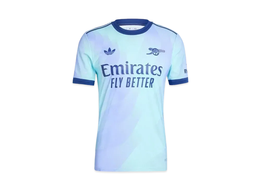 adidas Arsenal 24/25 Third Authentic Uniform "Clear Aqua/Light Flash Purple"