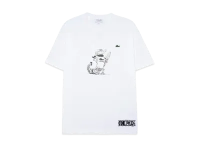 LACOSTE x ONE PIECE Crocodile Character T-Shirt "White"