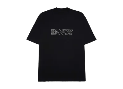 24SS ENNOY Electric Logo EMB Tee 黒L 8/1発売|ENNOY Electric Logo EMB Tee 3colors|抽選/販売/定価