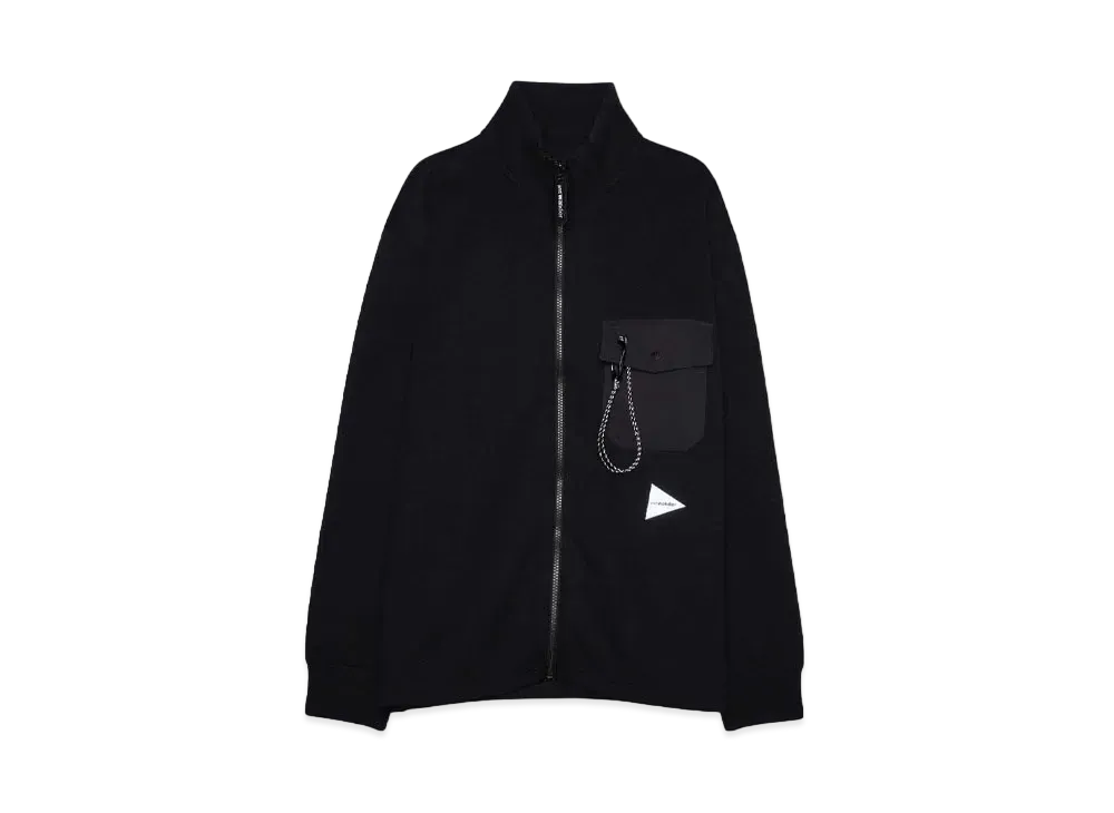 and wander airly warm full zip "BLACK"