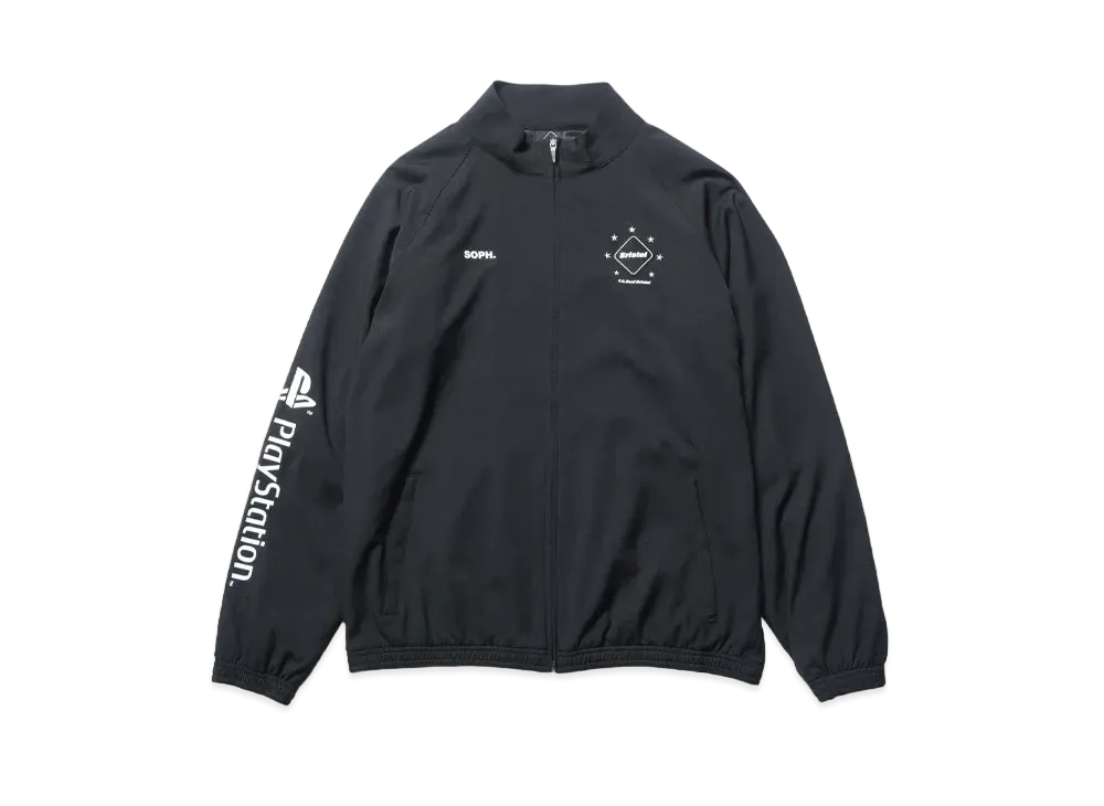 F.C.Real Bristol x PlayStation Team Track Jacket "Black"