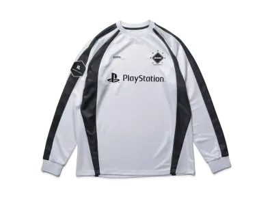 F.C.Real Bristol x PlayStation Practice Long Sleeve Buggy Top "White"