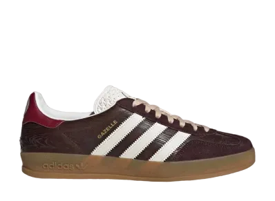 The Blue Trio × adidas Gazelle Indoor "Bronze/White/Light Brown"