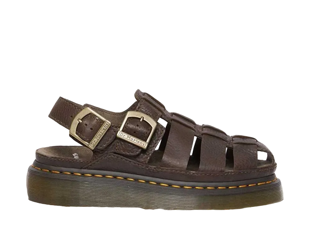 Dr.Martens Wrenlie Fisherman Sandal "Dark Brown"