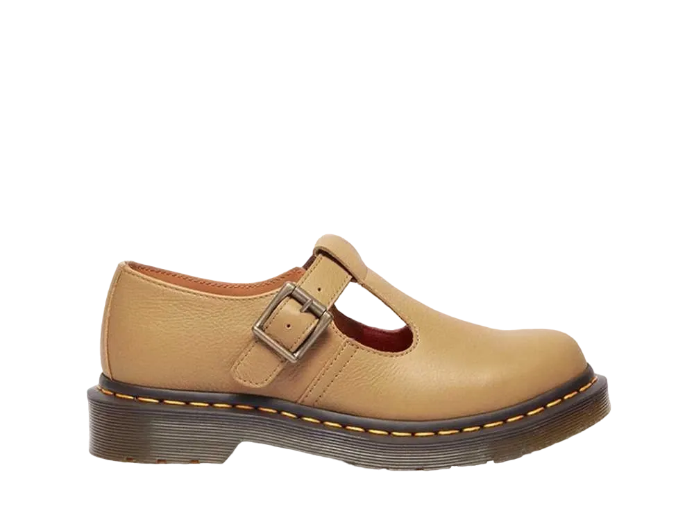 Dr.Martens Women's Polley T-BAR Shoes "Mustard"