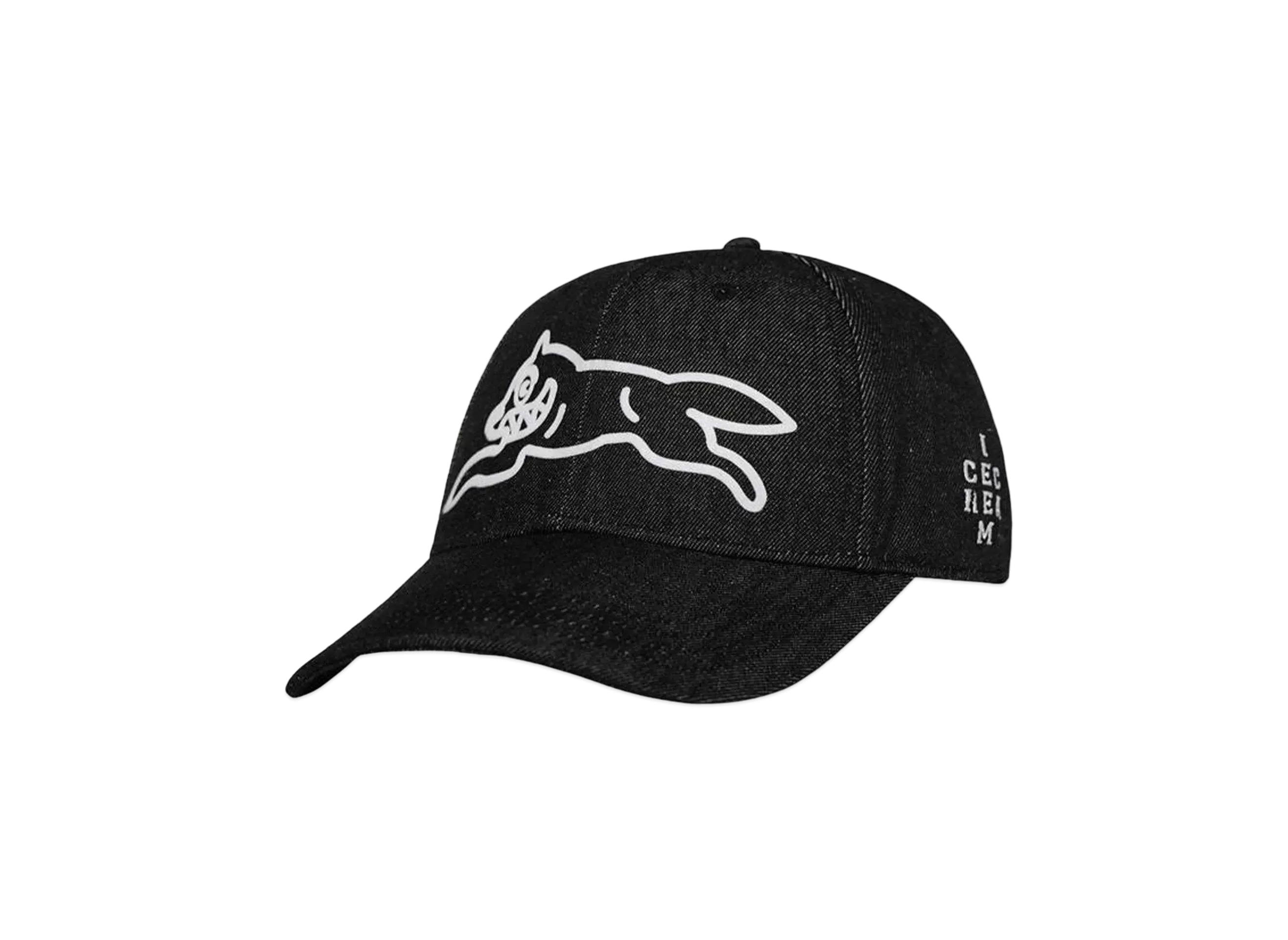 ICECREAM DENIM CAP RUNNING DOG "BLACK"