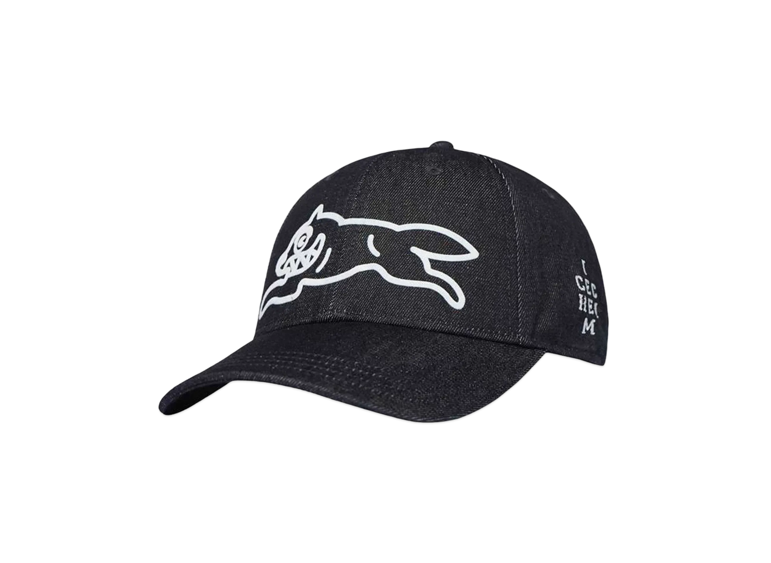 ICECREAM DENIM CAP RUNNING DOG "BLUE"