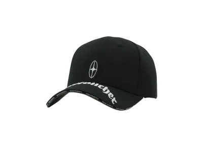 T.C.R BY TOUCHER VISOR LOGO 6PANEL JESUS CAP "BLACK"