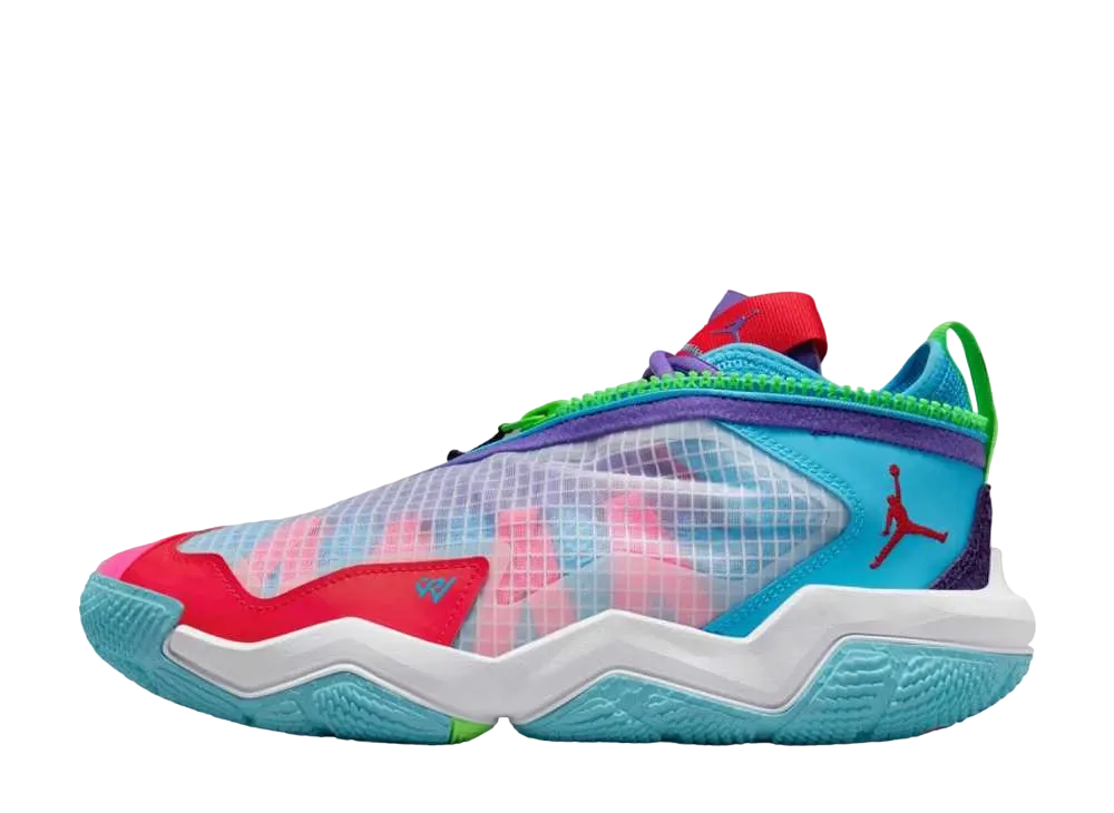 ナイキ ジョーダン ワイノット6 "ホワイト/サイレンレッド/バルティックブルー/アクショングレープ"