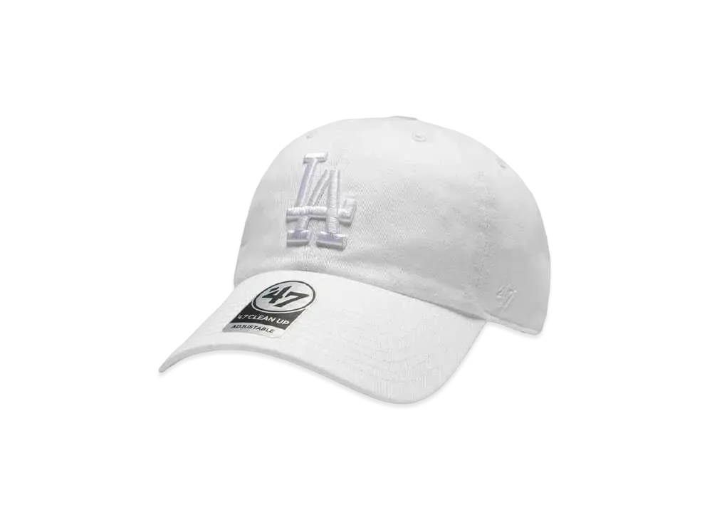 '47 DODGERS CLEAN UP WHITE x WHITE LOGO "WHITE"