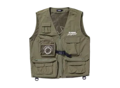 XLARGE x Dragon76 Militsry Vest "Olive"