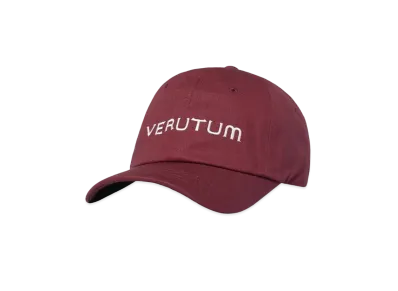 VERUTUM Front Logo Ball Cap "Burgundy"