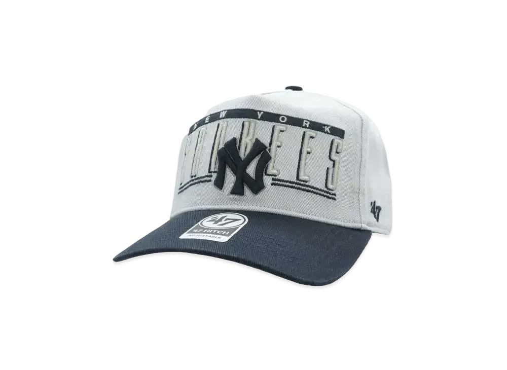 47 YANKEES DOUBLE HEADER BASE LINE HITCH "GRAYxNAVY"