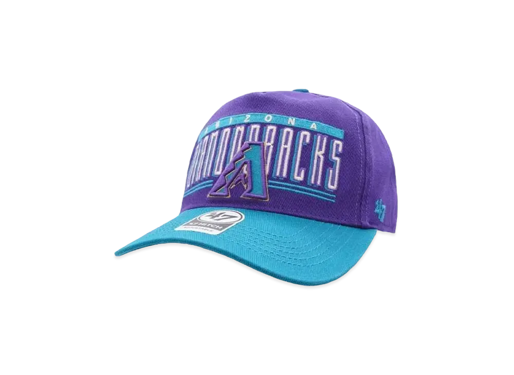 47 DIAMONDBUCKS DOUBLE HEADER BASE LINE HITCH "PURPLExDARK TEAL"