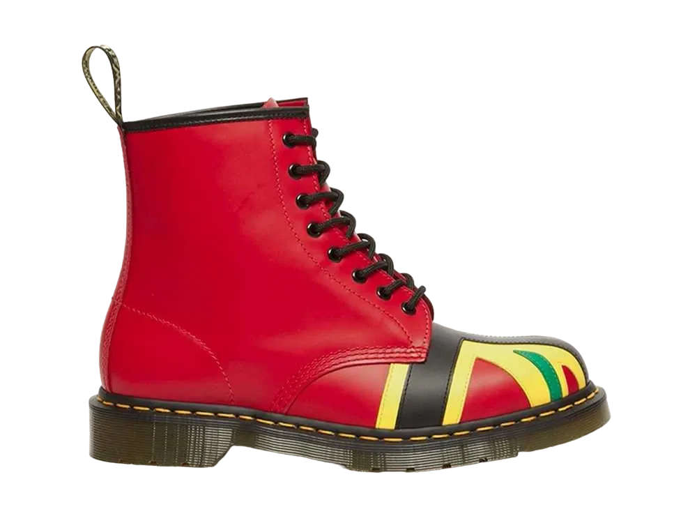 Denim Tears × Dr.Martens 1460 Denim Tears 8-Eye Boots "Red"