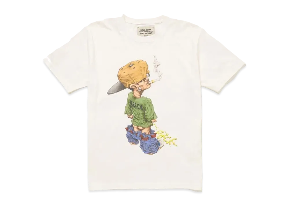 BEAMS FUTURE ARCHIVE x WRECK PACK Fade T "White"
