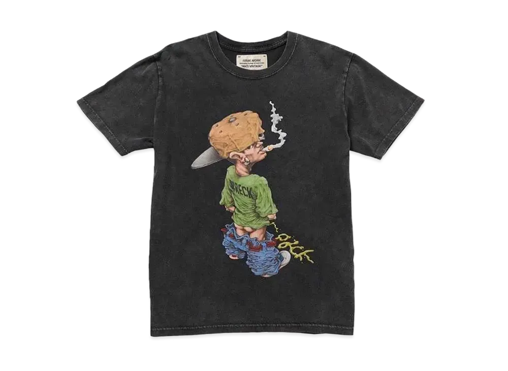 BEAMS FUTURE ARCHIVE x WRECK PACK Fade T "Black"